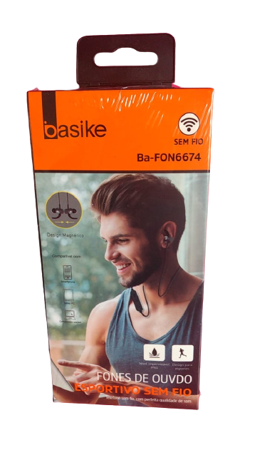  - Fones - Central - unidade    Cod. FONE BLUETOOTH ESPORTIVO BA-FON6674